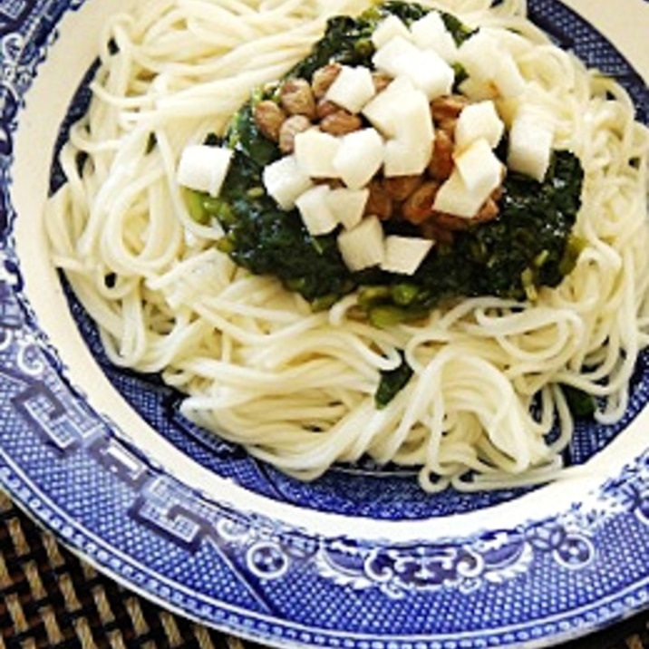 ねばねば食材をたっぷりのせて ぶっかけ冷麦 レシピ 作り方 By 酔いどれんぬ 楽天レシピ ねばねば食材をたっぷりのせて ぶっかけ冷麦 レシピ 作り方 By 酔いどれんぬ 楽天レシピ